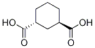 trans-1,3-cyclohexanedicarboxylic acid Struktur