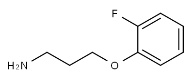 3-(2-氟苯氧基)丙胺, 116735-67-2, 结构式