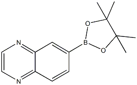喹喔啉-6-硼酸频那醇酯, 1167418-13-4, 结构式