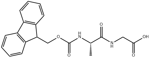 FMOC-Β-ALA-GLY-OH, 116747-54-7, 结构式