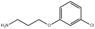 3-(3-氯苯氧基)丙胺, 116753-50-5, 结构式