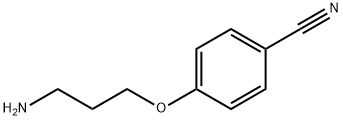 4-(3-氨基丙氧基)苯腈, 116753-55-0, 结构式