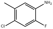 2-氟-4-氯-5-甲基苯胺 结构式