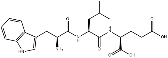 tryptophyl-leucyl-glutamic acid Structure