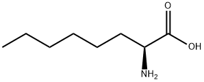 (S)-2-氨基辛酸, 116783-26-7, 结构式