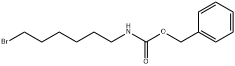 (6-ブロモヘキシル)カルバミン酸ベンジル 化学構造式