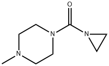 Piperazine, 1-(1-aziridinylcarbonyl)-4-methyl- (9CI) Structure