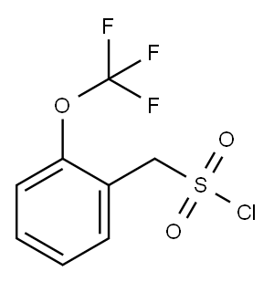 2-(三氟甲氧基)苄基磺酰氯, 116827-38-4, 结构式
