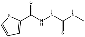 N1-甲基-2-(2-噻吩羰基)肼-1-硫代酰胺,116850-74-9,结构式