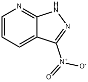 3-ニトロ-1H-ピラゾロ[3,4-B]ピリジン 化学構造式