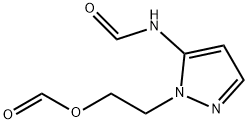 5-甲酰氨基-1-(2-甲酰氧乙基)吡唑,116856-18-9,结构式