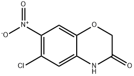 6-CHLORO-7-NITRO-2H-1,4-BENZOXAZIN-3(4H)-ONE Structure