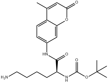 BOC-LYS-AMC ACETATE SALT,116883-12-6,结构式