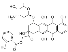 14-salicyloylcarubicin 结构式