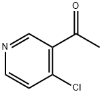 1-(4-クロロピリジン-3-イル)エタノン 化学構造式