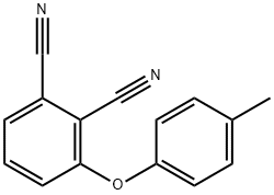 3-(对甲苯氧基)邻苯二甲腈, 116965-13-0, 结构式