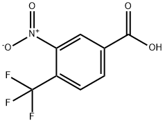 3-硝基-4-三氟甲基苯甲酸,116965-16-3,结构式