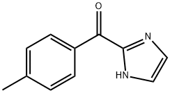 1H-イミダゾール-2-イル(4-メチルフェニル)メタノン 化学構造式
