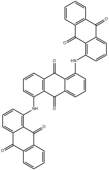 1,5-bis[(9,10-dihydro-9,10-dioxo-1-anthryl)amino]anthraquinone  Structure