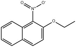 2-ETHOXY-1-NITRONAPHTHALENE 化学構造式