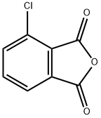 4-クロロ-1,3-イソベンゾフランジオン 化学構造式