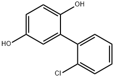 2'-chloro[1,1'-biphenyl]-2,5-diol  Struktur