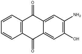 2-AMINO-3-HYDROXYANTHRAQUINONE Struktur