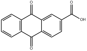 ANTHRAQUINONE-2-CARBOXYLIC ACID Structure