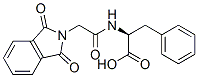 N-[(1,3-Dihydro-1,3-dioxo-2H-isoindol-2-yl)acetyl]-L-phenylalanine Struktur