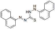 3-(naphthalen-1-ylamino)-1-naphthalen-1-ylimino-thiourea Struktur