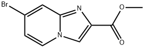 7-BroMoiMidazo[1,2-a]pyridine-2-carboxylic acid Methyl ester Struktur