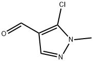 5-chloro-1-Methyl-1H-pyrazole-4-carbaldehyde Struktur