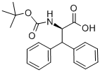 BOC-D-3,3-DIPHENYLALANINE Struktur