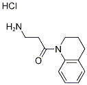 3-Amino-1-[3,4-dihydro-1(2H)-quinolinyl]-1-propanone hydrochloride Structure