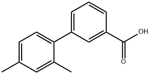 2,4-DIMETHYLBIPHENYL-3-CARBOXYLIC ACID, 1170419-33-6, 结构式