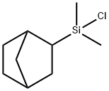 2-(二环庚烷基)二甲基氯硅烷,117046-42-1,结构式