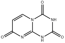 9H-Pyrimido[1,2-a][1,3,5]triazine-2,4,8-trione Struktur