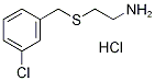 2-[(3-chlorobenzyl)sulfanyl]ethylamine hydrochloride Structure