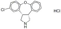 N-Desmethyl Asenapine Hydrochloride Structure