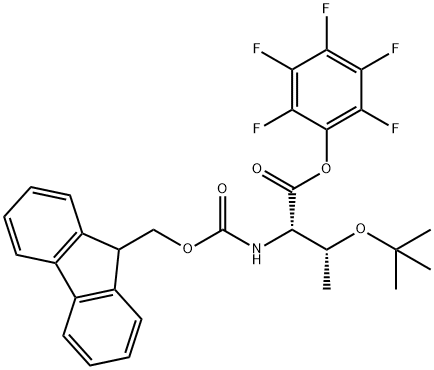 FMOC-THR(TBU)-OPFP, 117088-31-0, 结构式