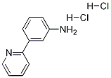 2-(3-アミノフェニル)ピリジン二塩酸塩 化学構造式