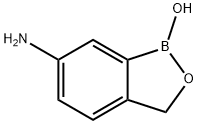 5-アミノ-2-(ヒドロキシメチル)フェニルボロン酸環状モノエステル 化学構造式