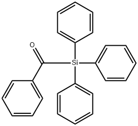 ベンゾイルトリフェニルシラン 化学構造式