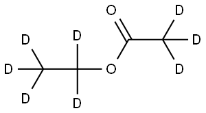 酢酸エチル-D8 化学構造式