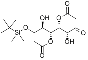 3,4-DI-O-ACETYL-6-O-(TERT-BUTYLDIMETHYLSILYL)-D-GLUCAL Structure