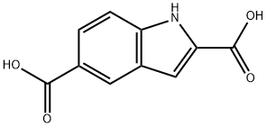 2，5‐インド-ルジカルボン酸 化学構造式