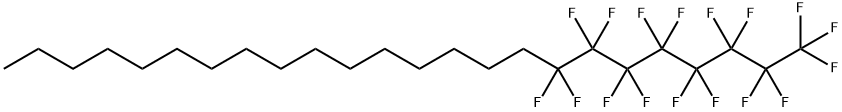 1-(パーフルオロ-N-オクチル)ヘキサデカン 化学構造式