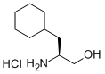(S)-(+)-2-AMINO-3-CYCLOHEXYL-1-PROPANOL HYDROCHLORIDE Struktur