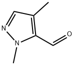 1,4-二甲基-1H-吡唑-5-甲醛, 1171645-70-7, 结构式