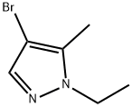 4-溴-1-乙基-5-甲基-1H-吡唑, 1171667-09-6, 结构式